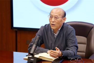 张晋生理事长参加学校首届青管赛动员大会暨赛前培训会